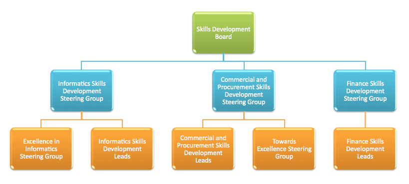 Structure of the team diagram